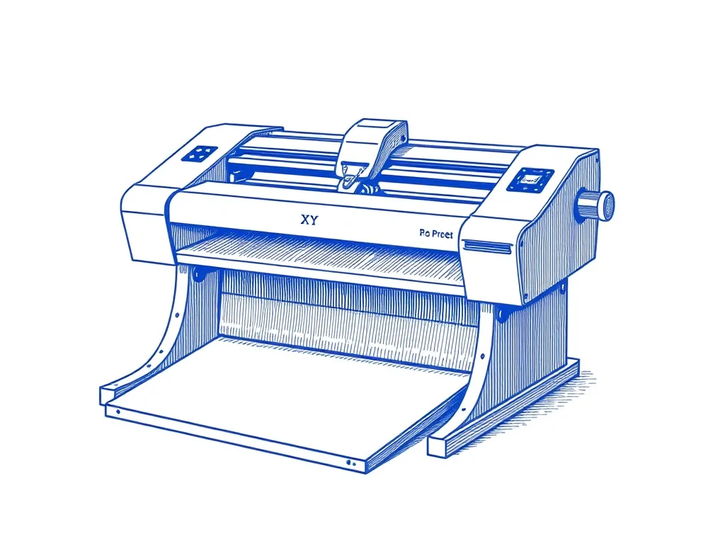 UUNA TEK iDraw 2.0 A3 Pen Plotter illustration