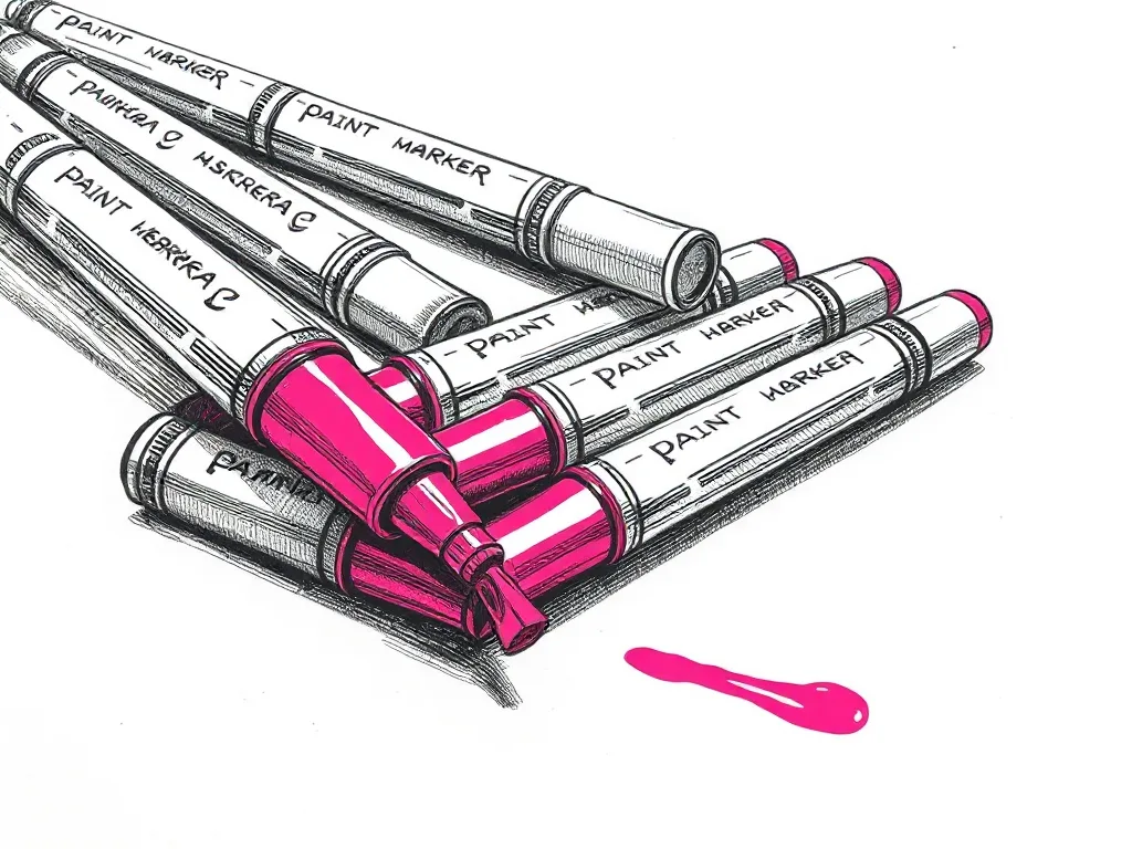POSCA PC-3M Paint Marker Set illustration